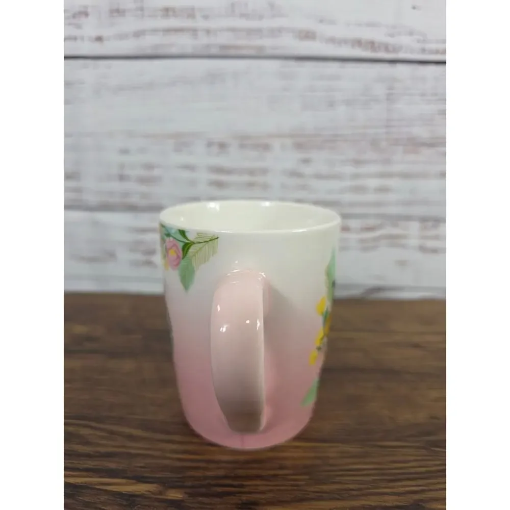 Starbucks Coffee Cup 2020 Pink Thankful Coffee/Tea 10 oz Ceramic